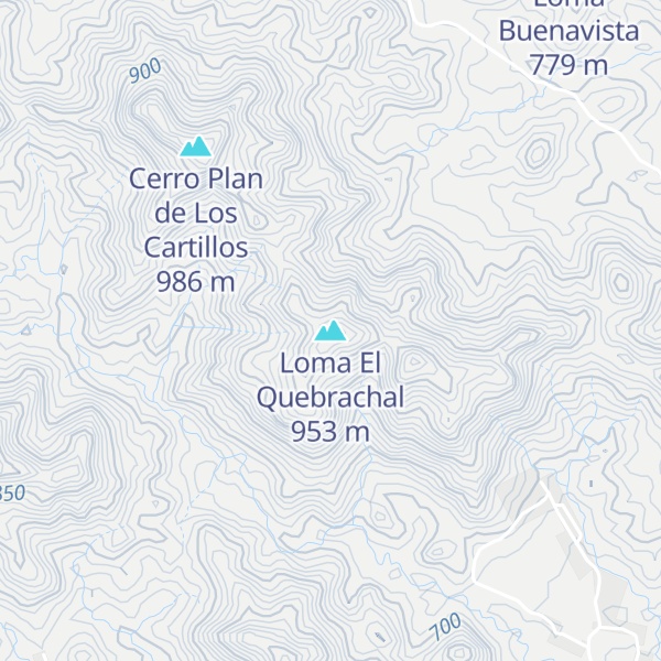 Map of Loma El Quebrachal