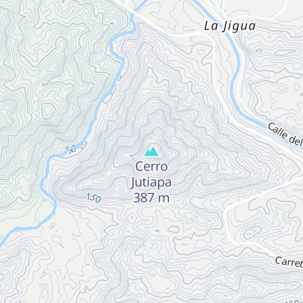 Map of Cerro Jutiapa