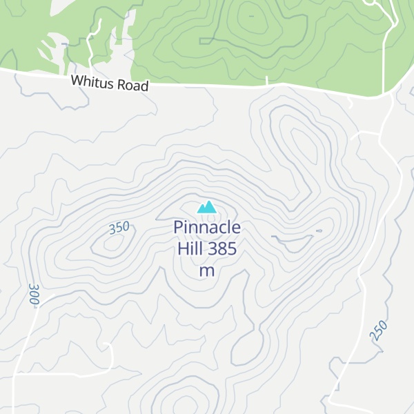 Map of Pinnacle Hill
