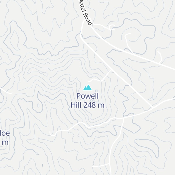 Map of Powell Hill