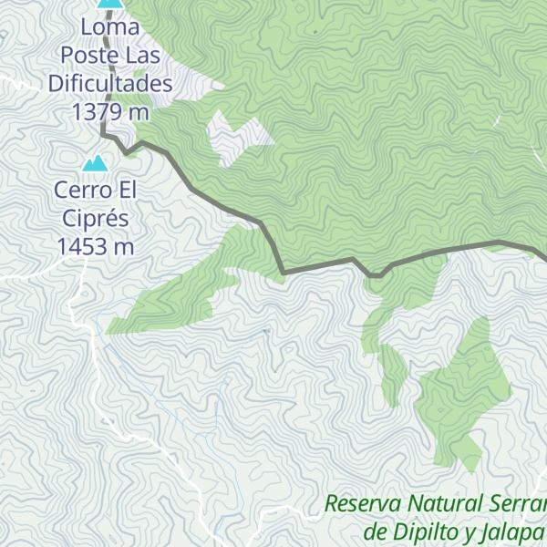 Map of Cuchilla de Tablazón