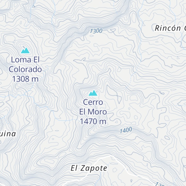 Map of Cerro El Moro