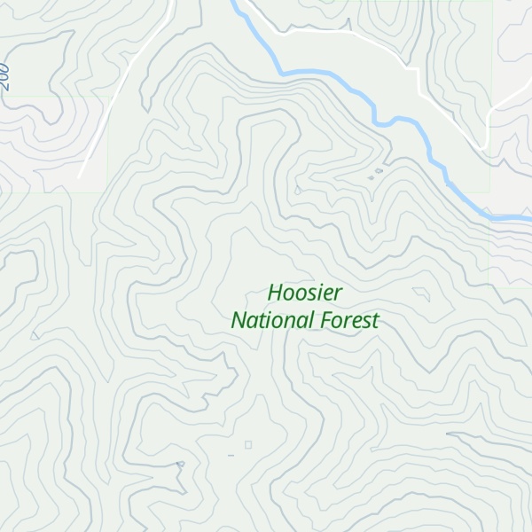 Map of Doan Ridge