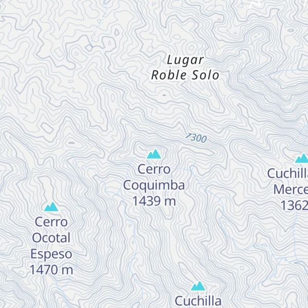 Map of Cerro Coquimba