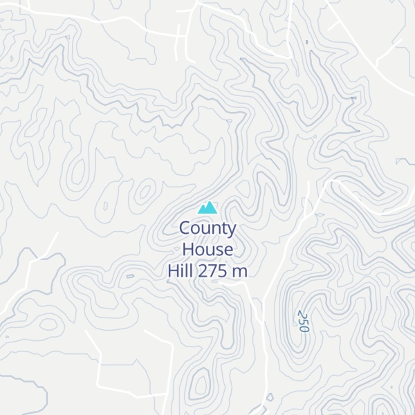 Map of County House Hill