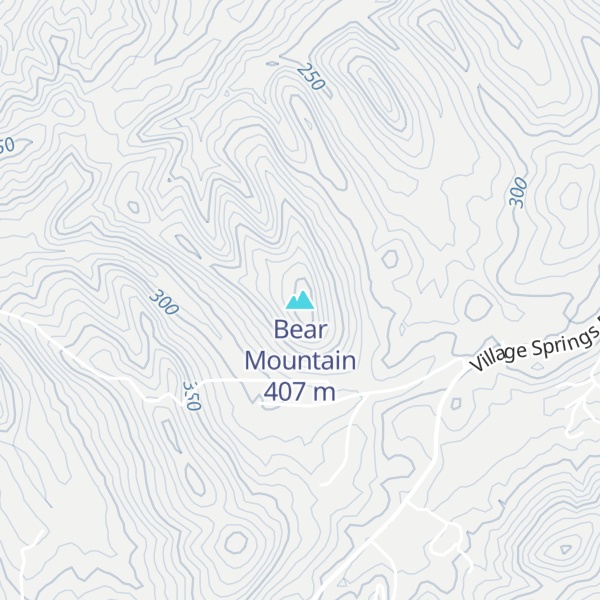Map of Bear Mountain