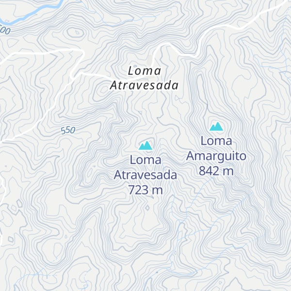 Map of Loma Atravesada