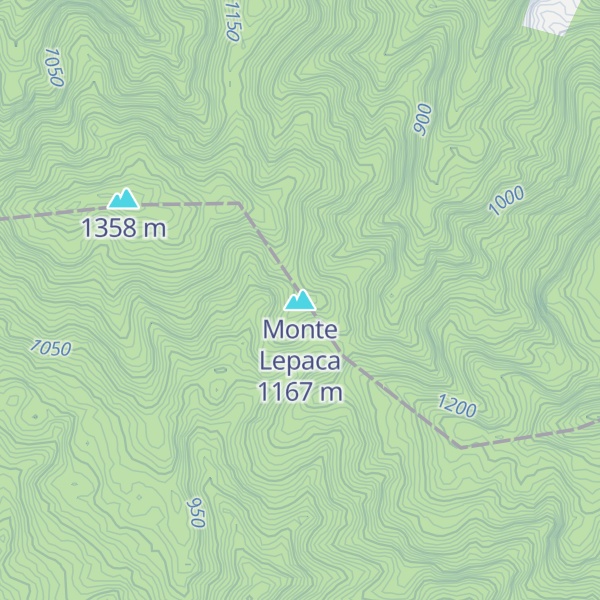 Map of Monte Lepaca