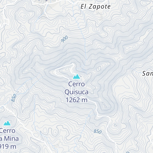 Map of Cerro Quisuca