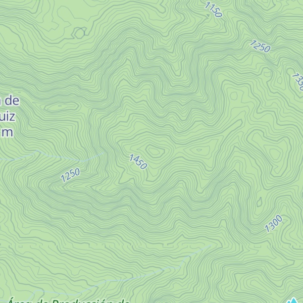 Map of Cerro El Lucero
