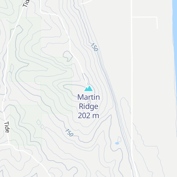 Map of Martin Ridge