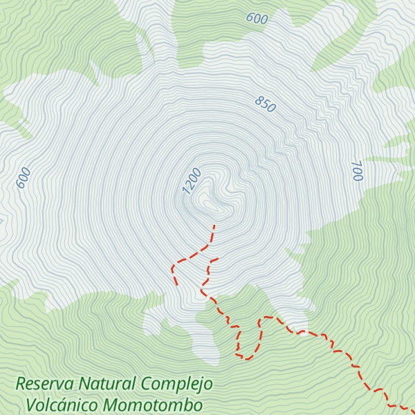 Map of Volcán Momotombo
