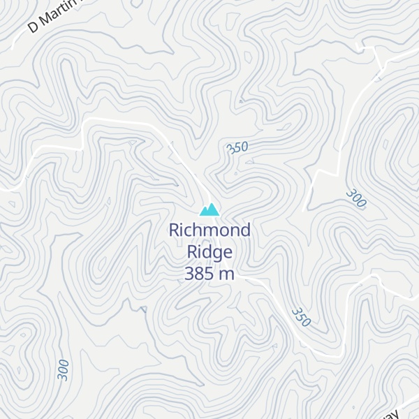Map of Richmond Ridge