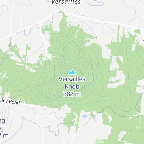 Map of Versailles Knob