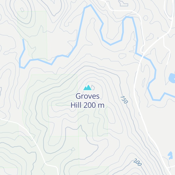 Map of Groves Hill