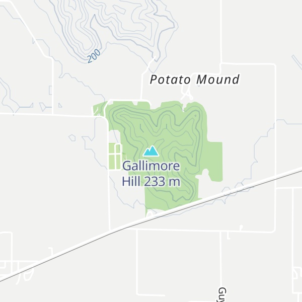 Map of Gallimore Hill