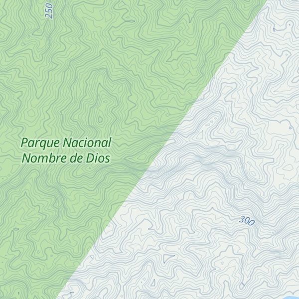 Map of Cerro Quebrada Agua Caliente