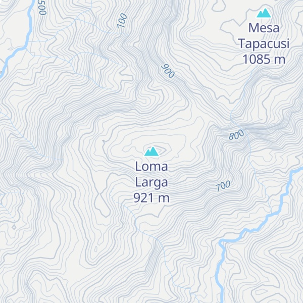 Map of Loma Larga