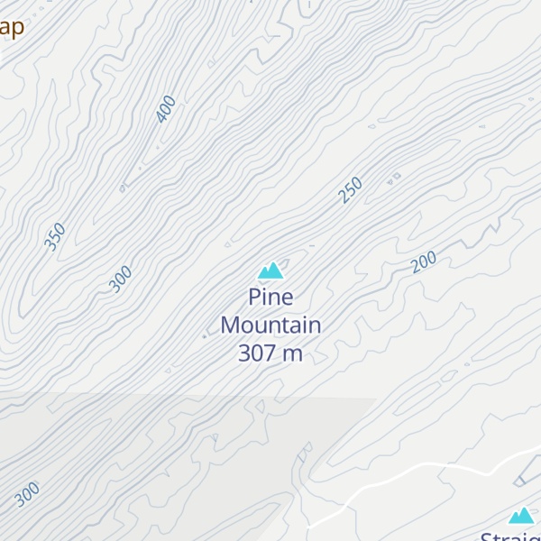 Map of Pine Mountain