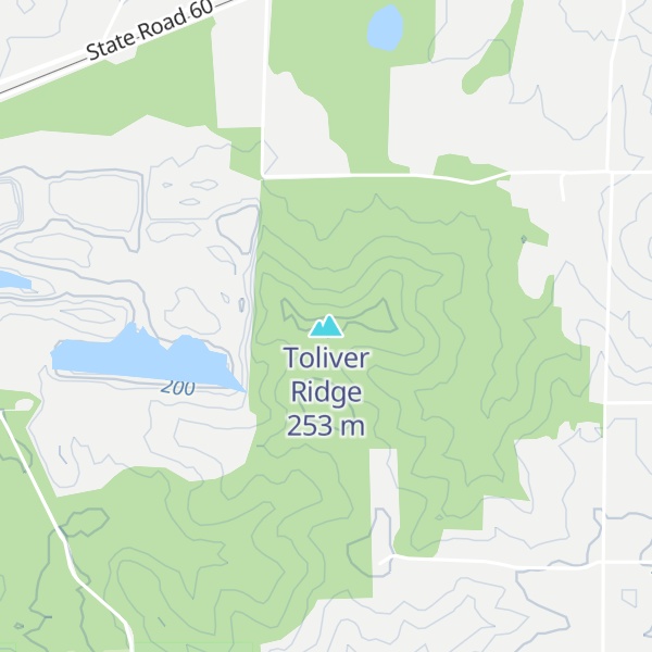 Map of Toliver Ridge