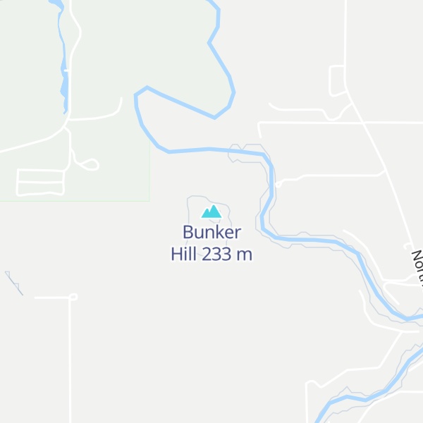 Map of Bunker Hill
