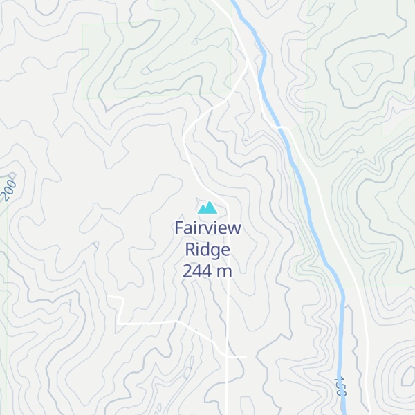 Map of Fairview Ridge