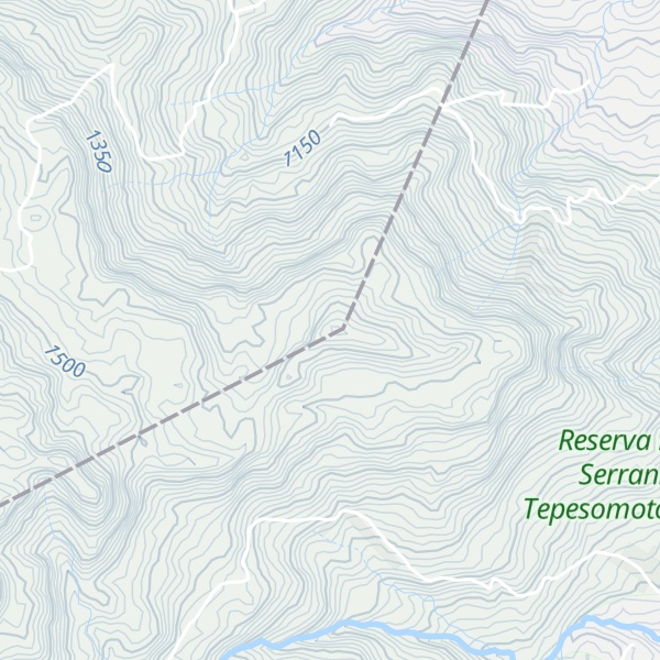 Map of Cerro Las Delicias
