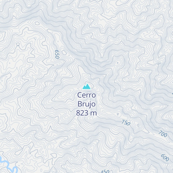 Map of Cerro Brujo