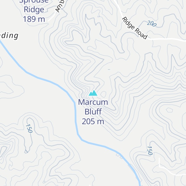 Map of Marcum Bluff