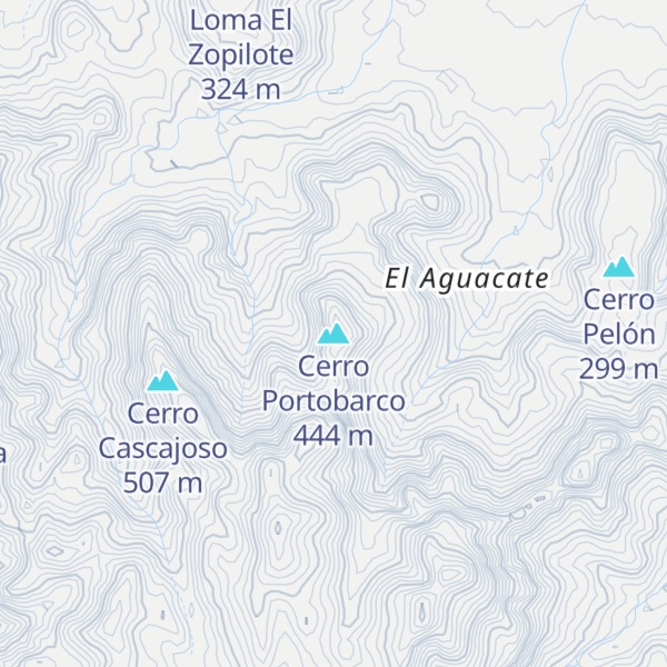 Map of Cerro Portobarco