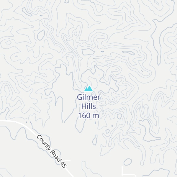 Map of Gilmer Hills