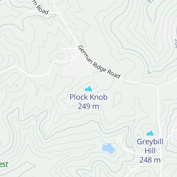 Map of Plock Knob