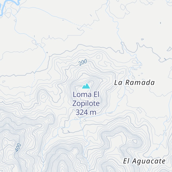 Map of Loma El Zopilote