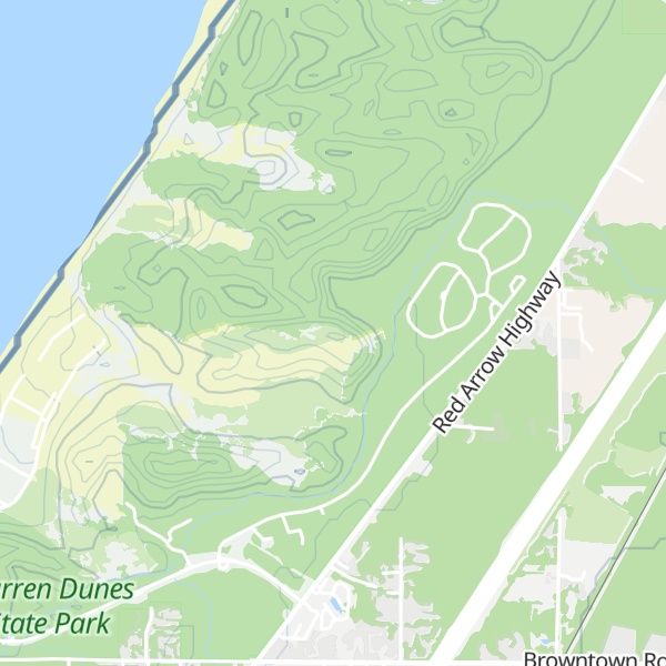 Map of Mount Randall