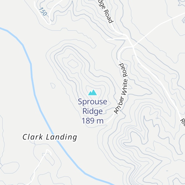 Map of Sprouse Ridge