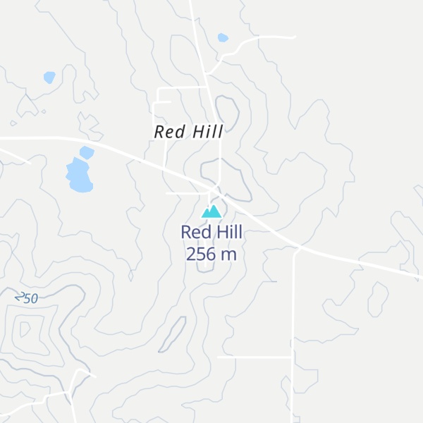 Map of Red Hill