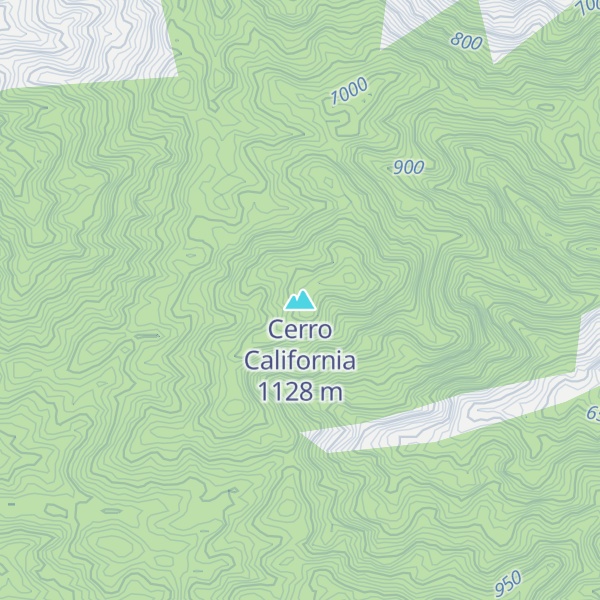 Map of Cerro California