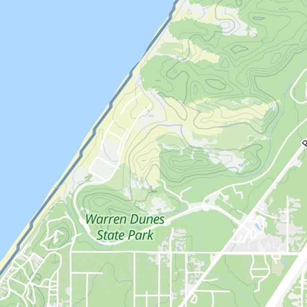 Map of Pikes Peak