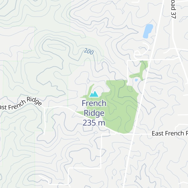 Map of French Ridge