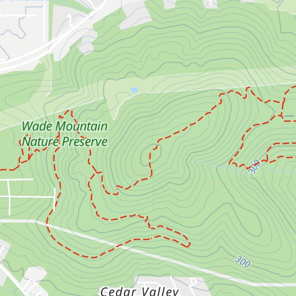 Map of Wade Mountain