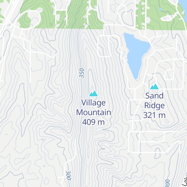 Map of Village Mountain