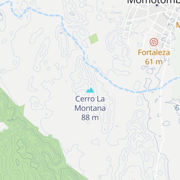 Map of Cerro La Montana