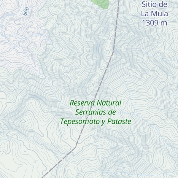 Map of Cerro Los Monos