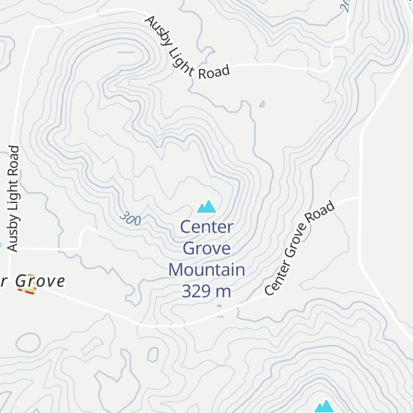 Map of Center Grove Mountain
