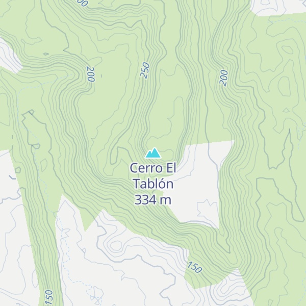 Map of Cerro El Tablón