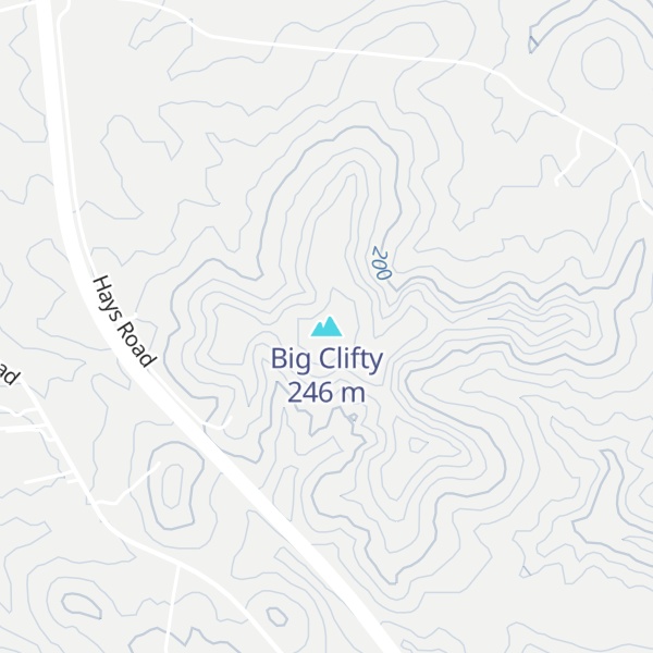 Map of Big Clifty