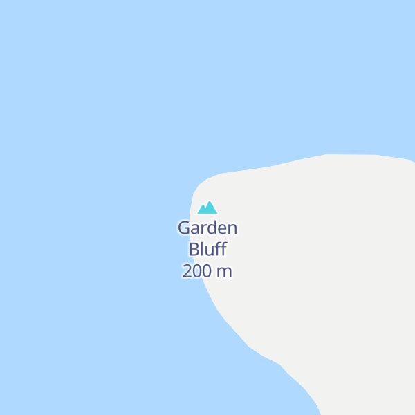 Map of Garden Bluff
