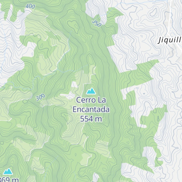 Map of Cerro La Encantada