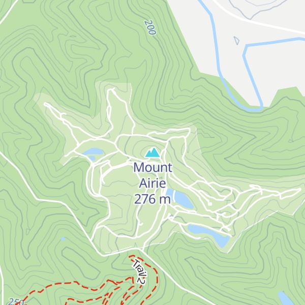 Map of Mount Airie