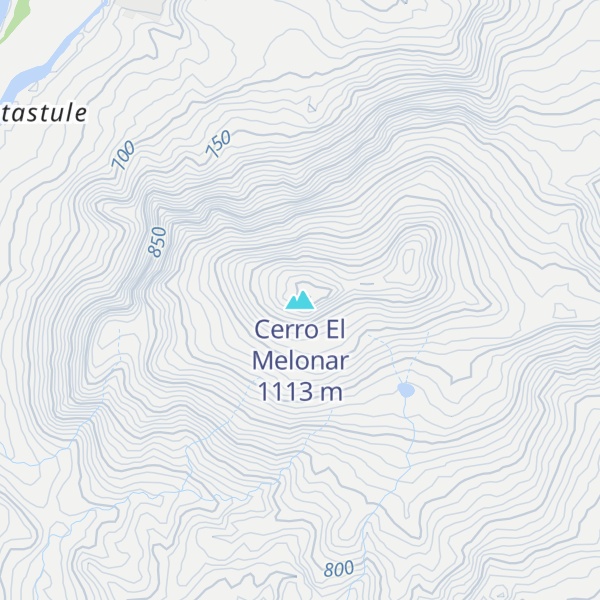 Map of Cerro El Melonar